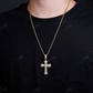 Hip Hop Iced Out Custom Cross Pendant hip hop jewelry CustomDiamJewel