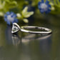 Classic Round Moissanite Solitaire Ring
