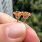 Classic Gold Moissanite Stud Earrings For Women