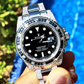 Wholesaler Price Black White Diamond Rolex Watch customdiamjewel
