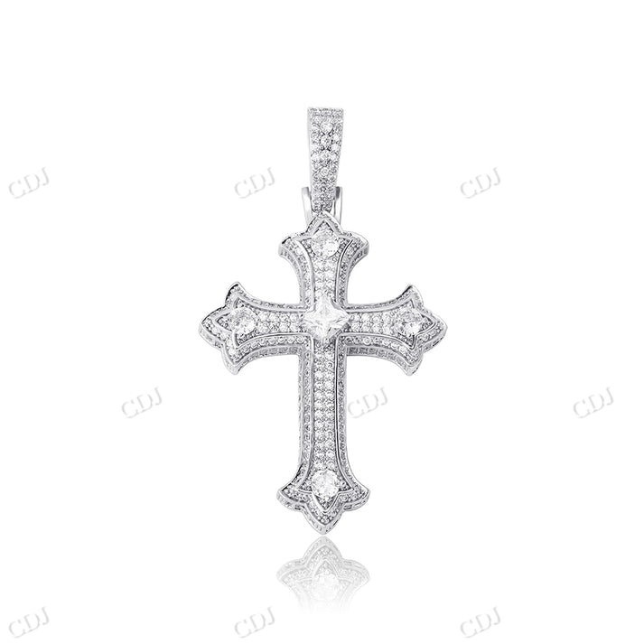 Hip Hop Iced Out Custom Cross Pendant hip hop jewelry CustomDiamJewel