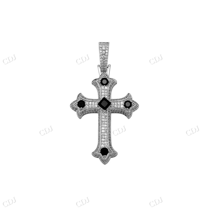 Hip Hop Iced Out Custom Cross Pendant hip hop jewelry CustomDiamJewel