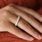 Cluster 1.26CTW Round Princess Cut Lab Grown Wedding Band  customdiamjewel   