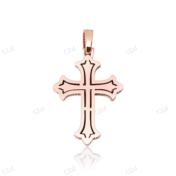 Hip Hop Iced Out Custom Cross Pendant hip hop jewelry CustomDiamJewel