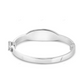 14K Gold Engravable Diamond Oval Baby Bangle Bracelet CustomDiamJewel
