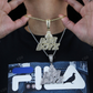 Baguette Moissanite Diamond Letter Bag Boyz Pendant hip hop jewelry CustomDiamJewel
