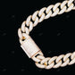 VVS Moissanite Fully Iced Out Cuban Link Chain CustomDiamJewel