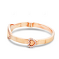 14K Gold Engravable Diamond Oval Baby Bangle Bracelet CustomDiamJewel