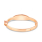 14K Gold Engravable Diamond Oval Baby Bangle Bracelet CustomDiamJewel