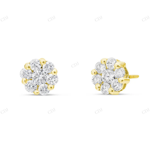 14k Gold 0.50ct Diamond Stud Earrings Stud earrings CustomDiamJewel