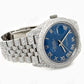 Three Row Fully Iced Out Customized Rolex Watch customdiamjewel