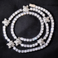 4mm Diamonds Gengar Stationed Tennis Chain customdiamjewel
