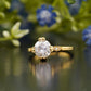 Lab-Grown Diamond Yellow Gold Ring