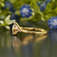 Lab-Grown Diamond Yellow Gold Ring
