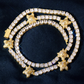 4mm Diamonds Gengar Stationed Tennis Chain customdiamjewel