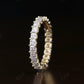 Full Eternity Wedding Band 2.50 carat Princess Cut Lab Grown Diamond  customdiamjewel   