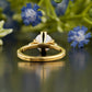 Lab-Grown Diamond Yellow Gold Ring