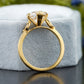 Lab-Grown Diamond Yellow Gold Ring