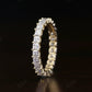 Full Eternity Wedding Band 2.50 carat Princess Cut Lab Grown Diamond  customdiamjewel   