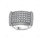 VVS Moissanite Sterling Silver Handmade Ring hip hop jewelry customdiamjewel