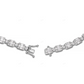 S925 Sterling silver Baguette Diamond Tennis Bracelet CustomDiamJewel