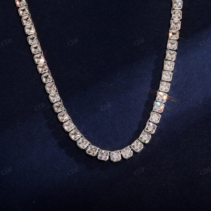 4mm Diamond Silver Tennis Chain hip hop jewelry CustomDiamJewel