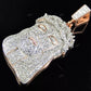 Hip Hop Fully Iced Out Moissanite Jesus Pendant hip hop jewelry CustomDiamJewel