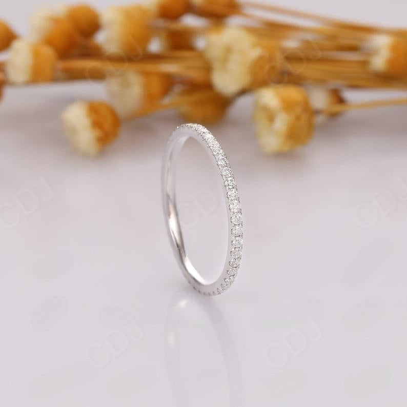 0.36CTW Round Cut Natural Diamond Full Eternity Wedding Band  customdiamjewel   