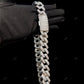 Fully Iced Out Square Cuban Link Chain Gift For Men CustomDiamJewel