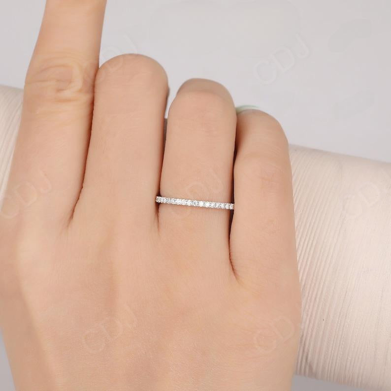 0.36CTW Round Cut Natural Diamond Full Eternity Wedding Band  customdiamjewel   