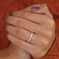 Marquise round lab grown diamond wedding band woman  customdiamjewel   