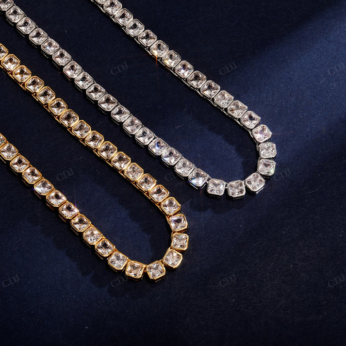 4mm Diamond Silver Tennis Chain hip hop jewelry CustomDiamJewel