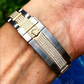 Blue Dial Two Tone Moissanite Watch For Rappers customdiamjewel