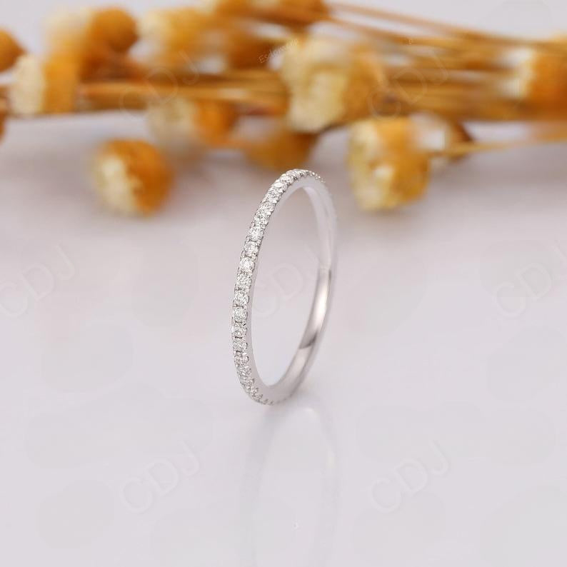 0.36CTW Round Cut Natural Diamond Full Eternity Wedding Band  customdiamjewel   