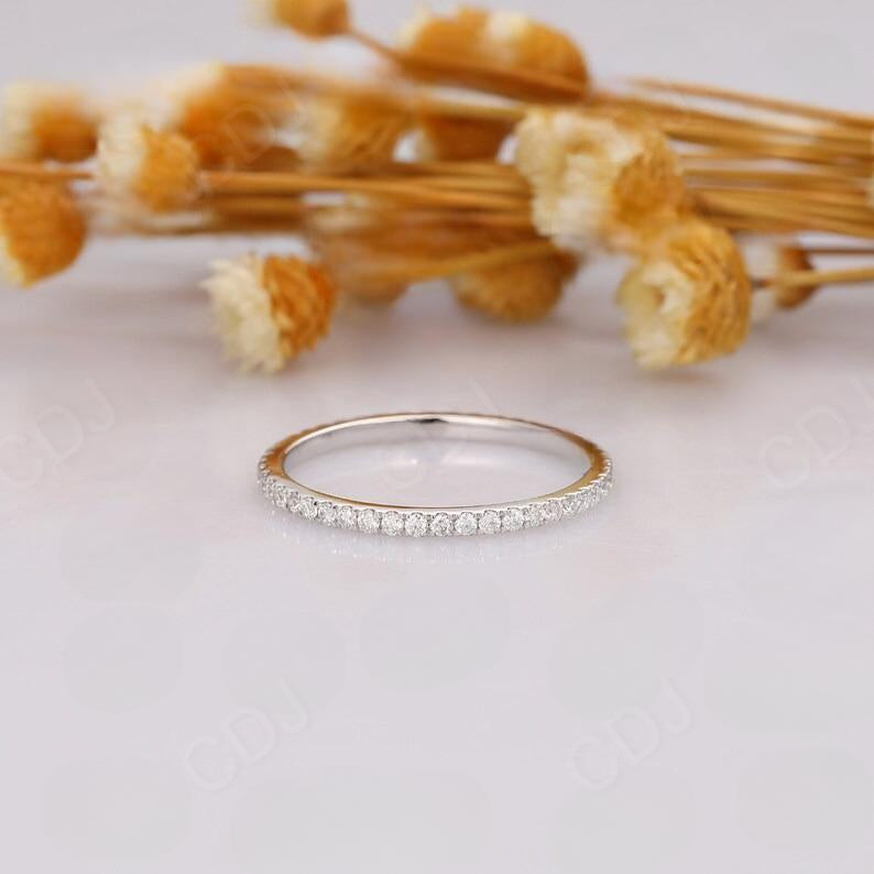 0.36CTW Round Cut Natural Diamond Full Eternity Wedding Band  customdiamjewel   