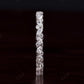 Marquise round lab grown diamond wedding band woman  customdiamjewel   