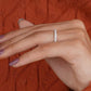 Marquise round lab grown diamond wedding band woman  customdiamjewel   