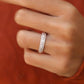 0.82CTW Baguette Round Cut Lab Grown Diamond Wedding Band  customdiamjewel   
