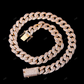 VVS Moissanite Fully Iced Out Cuban Link Chain CustomDiamJewel