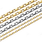 14K Yellow Gold 6mm Box Chain hip hop jewelry CustomDiamJewel