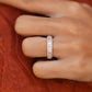 0.82CTW Baguette Round Cut Lab Grown Diamond Wedding Band  customdiamjewel   