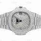 41mm Full White Patek Philippe Moissanite Diamond Watch For Men customdiamjewel