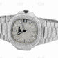 41mm Full White Patek Philippe Moissanite Diamond Watch For Men customdiamjewel