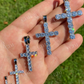 Ladies & Mens Diamond Cross Pendant  customdiamjewel   