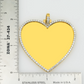 Silver Moissanite Heart Designed Pendant hip hop jewelry customdiamjewel