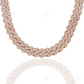 Latest Rose Gold CVD Diamond Cuban Necklace hip hop jewelry CustomDiamJewel
