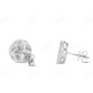 2.0 CT Diamond Circle Cluster Stud Earrings Stud earrings CustomDiamJewel