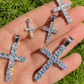 Ladies & Mens Diamond Cross Pendant  customdiamjewel   