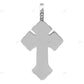 Rose/White/Yellow Gothic Cross Pendant hip hop jewelry CustomDiamJewel