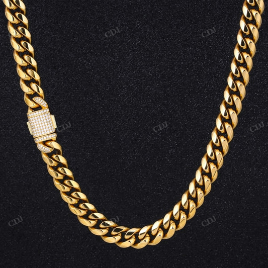 12mm Cuban Link Hip Hop Chain hip hop jewelry CustomDiamJewel